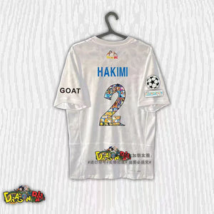 Dragon ball White football jersey