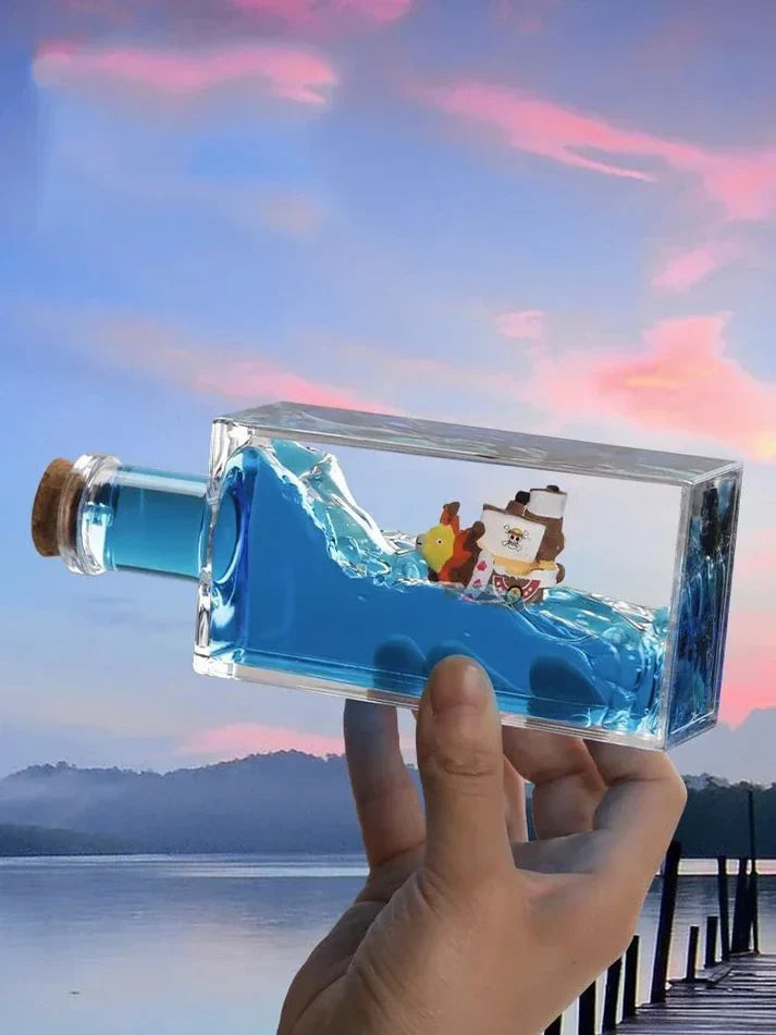 ONE PIECE THOUSAND SUNNY FLUID DRIFT BOTTLE