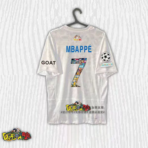 Dragon ball White football jersey