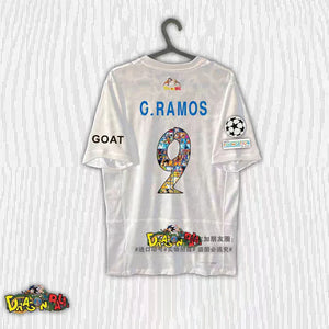 Dragon ball White football jersey