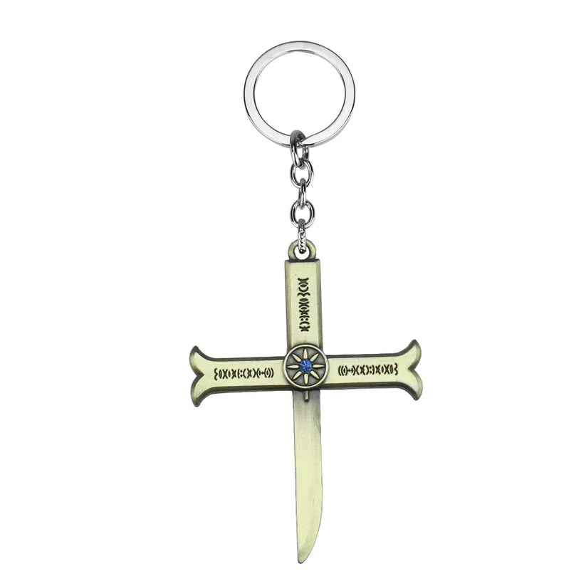 Dracule Mihawk Cross Sword Necklace