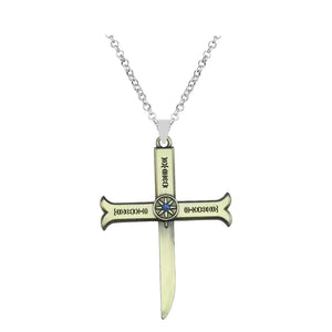 Dracule Mihawk Cross Sword Necklace