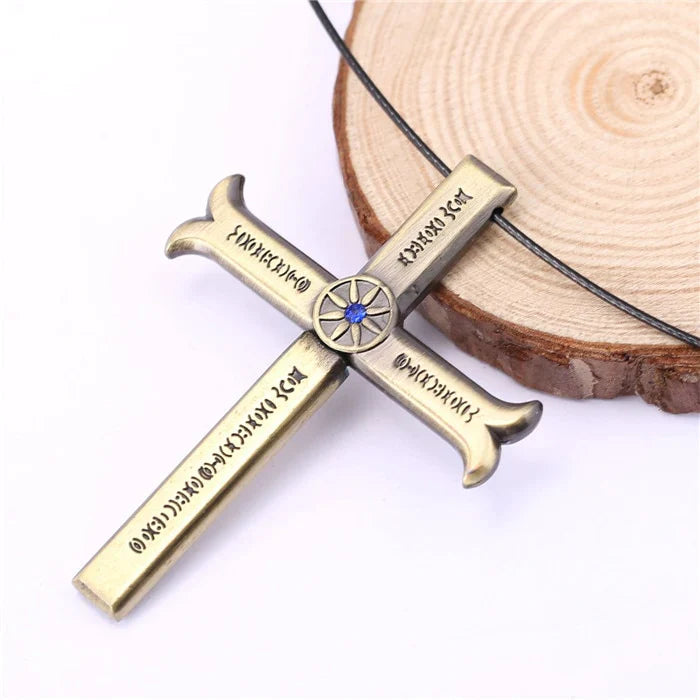 Dracule Mihawk Cross Sword Necklace