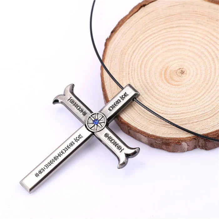 Dracule Mihawk Cross Sword Necklace