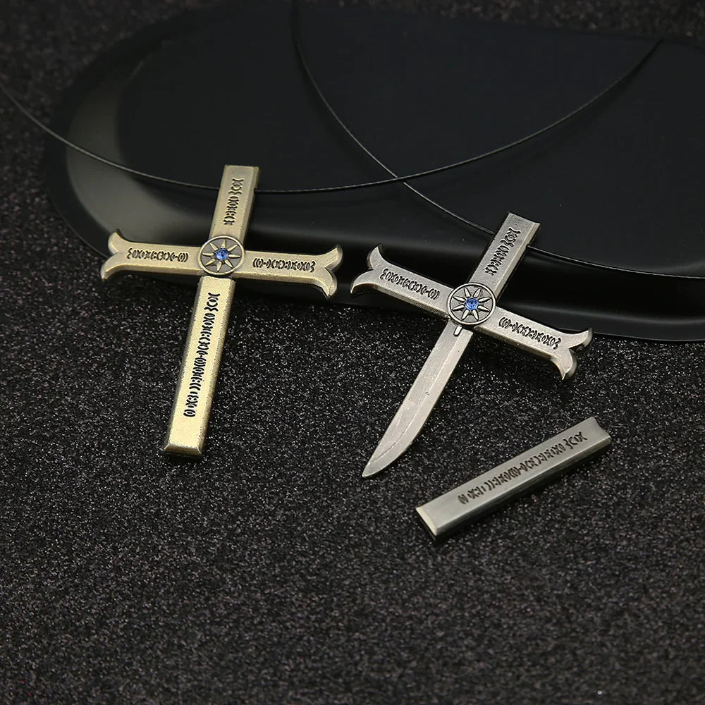 Dracule Mihawk Cross Sword Necklace