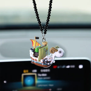 Going Merry & Thousand Sunny Car Pendant