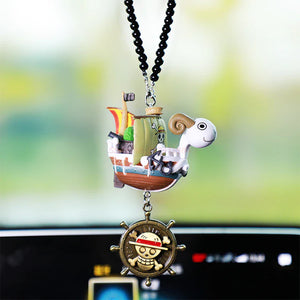 Going Merry & Thousand Sunny Car Pendant