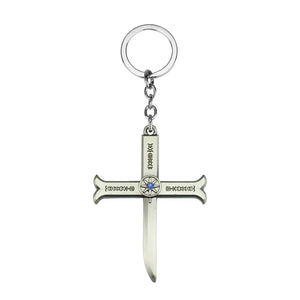 Dracule Mihawk Cross Sword Necklace