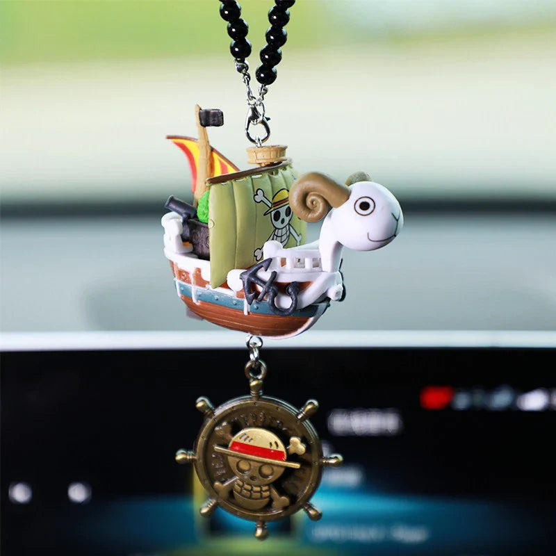 Going Merry & Thousand Sunny Car Pendant