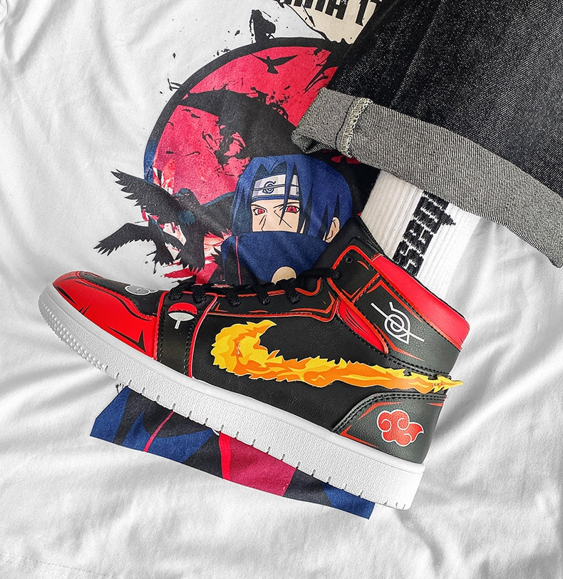 Itachi Uchiha Fireball Akatsuki J-Force Shoes