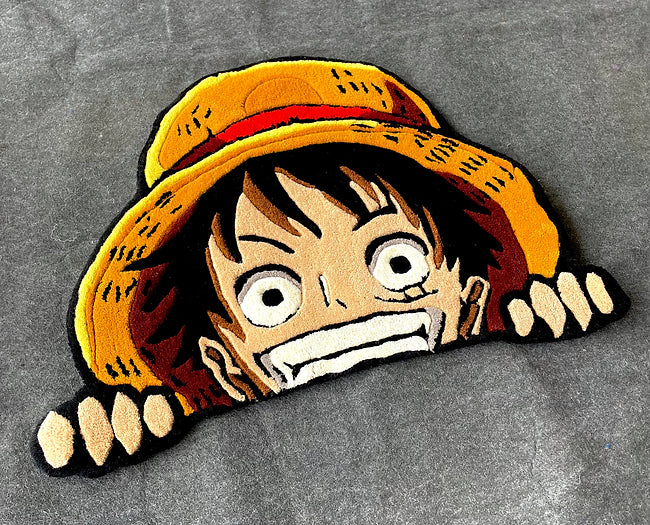 Luffy Peeking Rug